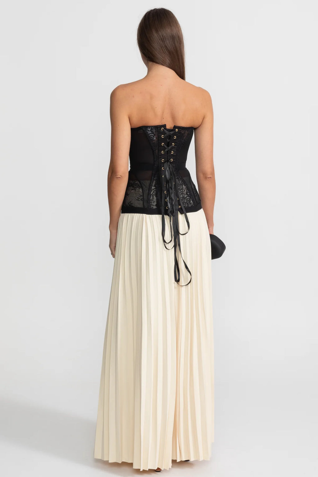 NOIR | TOP CORSÉ NEGRO