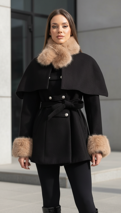 Hero 2 - Abrigo elegante con cape