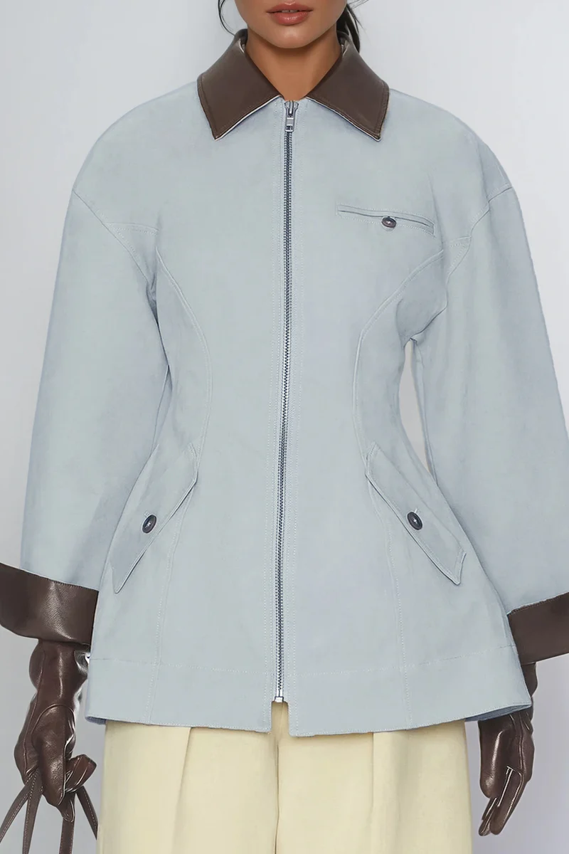 DIANA | Chaqueta Bodycon de Cuero