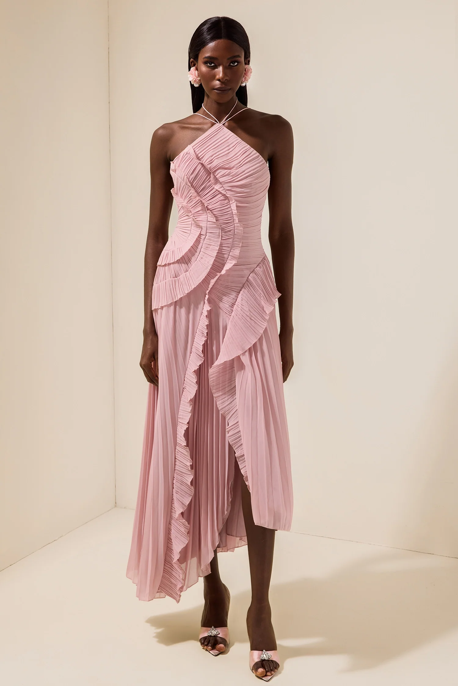 Eliza | Vestido Maxi Elegante con Volantes para Mujer