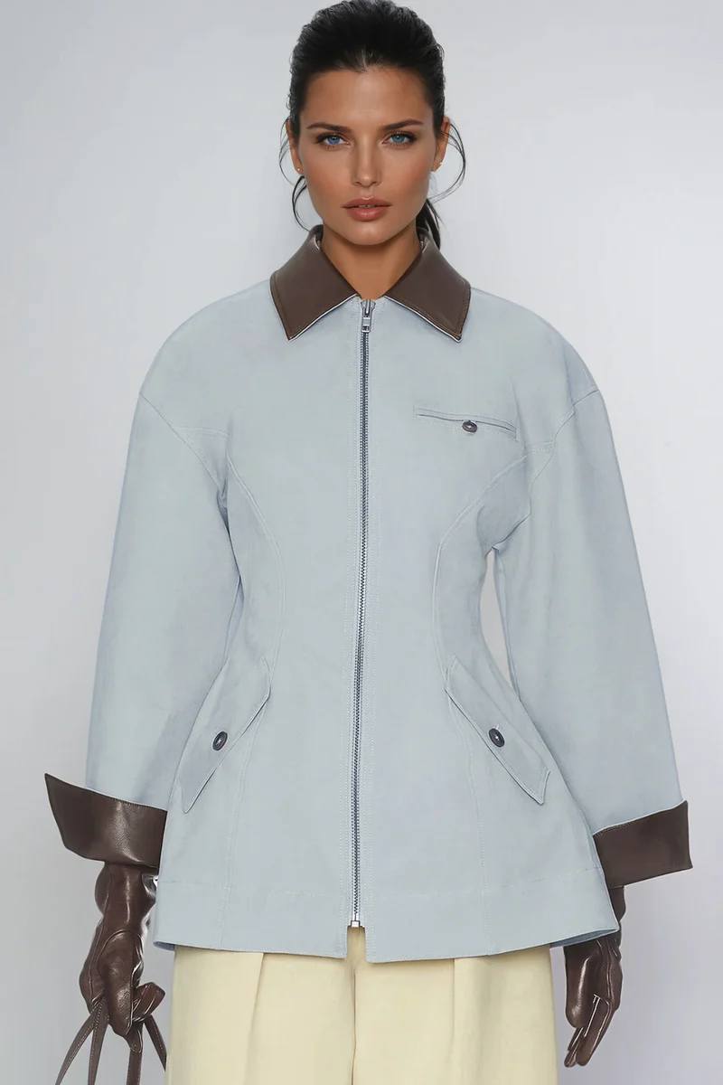 DIANA | Chaqueta Bodycon de Cuero