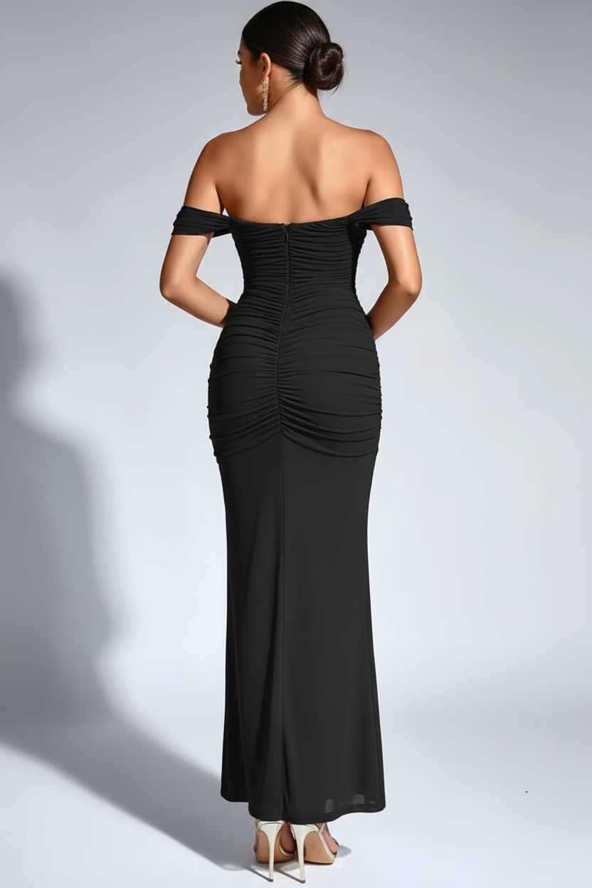 Negro 2 - Vista trasera fruncidos