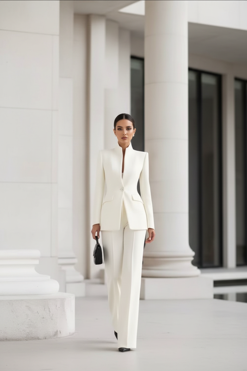 Traje blanco - Lifestyle